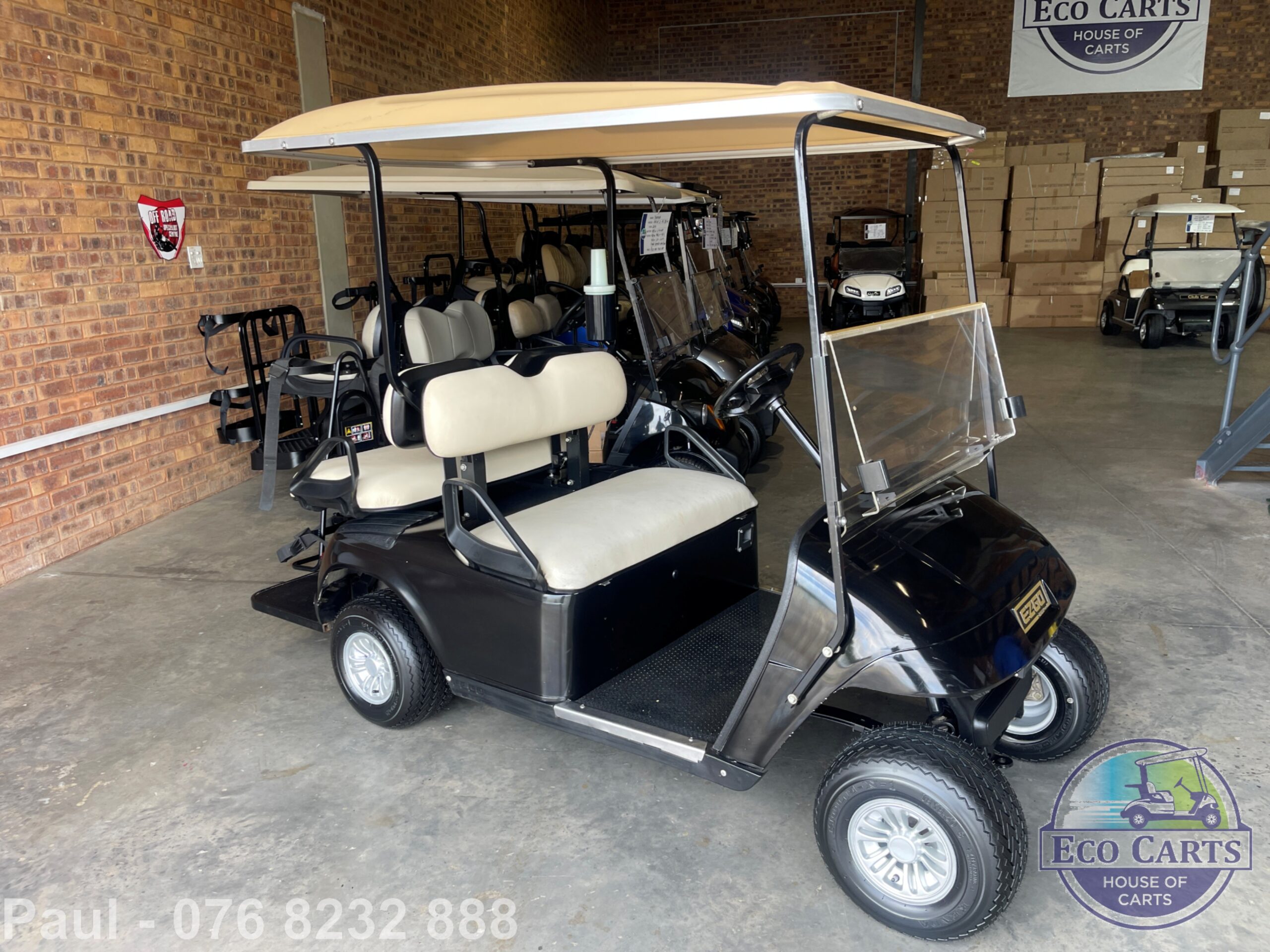 2008 EZGO GOLF CART FOR SALE - NEW LITHIUM BATTERY - FOUR SEATER